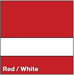 Red/White MATTE 1/32IN - Rowmark Mattes